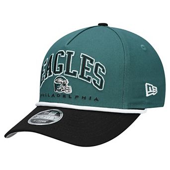 Preschool New Era Green/Black Philadelphia Eagles Arch COOLERA 9FORTY A-Frame M-Crown Adjustable Hat