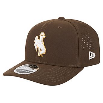 Men's New Era Brown Wyoming Cowboys Team 9SEVENTY Adjustable Hat