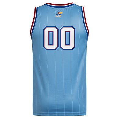 Men's adidas #00 Light Blue Kansas Jayhawks Replica Swingman Jersey