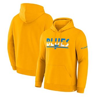 Men's Fanatics Gold St. Louis Blues Half Wall Legacy Hoodie