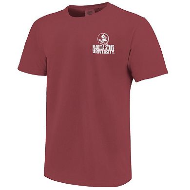 Men's Garnet Florida State Seminoles Comfort Colors Thick Lined Landscape T-Shirt