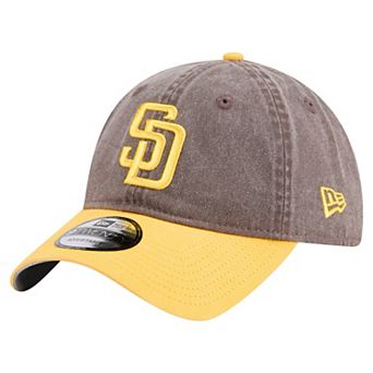 Men's New Era Brown/Gold San Diego Padres Select 9TWENTY Adjustable Hat