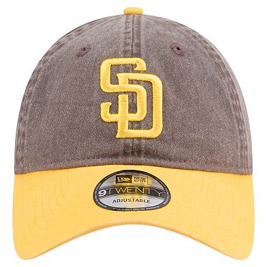 Men's New Era Brown/Gold San Diego Padres Select 9TWENTY Adjustable Hat