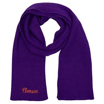ZooZatz Purple Clemson Tigers Fashion Knit Scarf