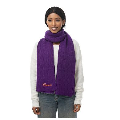 ZooZatz Purple Clemson Tigers Fashion Knit Scarf