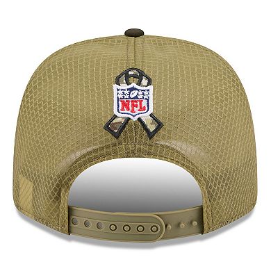 Men's New Era Green New Orleans Saints 2025 Salute to Service 9SEVENTY Adjustable Hat
