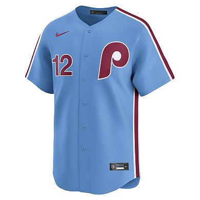 Men's Nike Kyle Schwarber Light Blue Philadelphia Phillies Alternate Limited Jersey