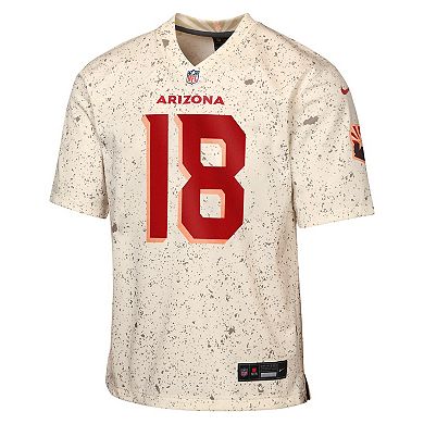 Youth Nike Marvin Harrison Jr. Natural Arizona Cardinals 2025 Rivalries Collection Game Jersey