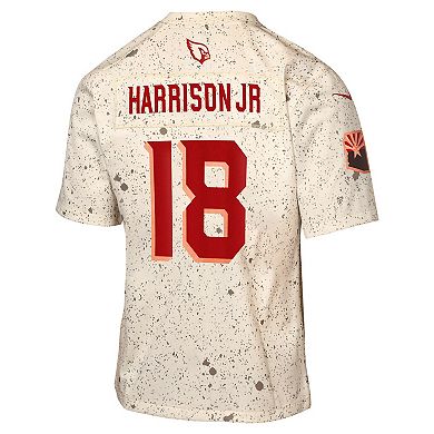 Youth Nike Marvin Harrison Jr. Natural Arizona Cardinals 2025 Rivalries Collection Game Jersey