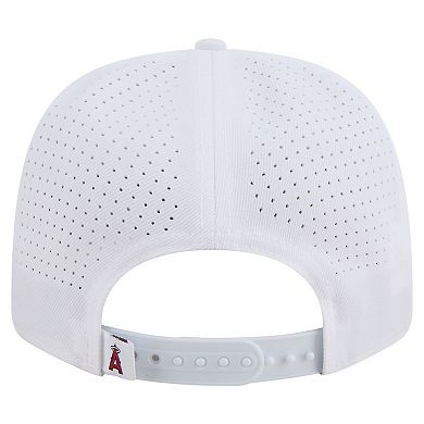 Men's New Era White Los Angeles Angels COOLERA 9SEVENTY Adjustable Hat