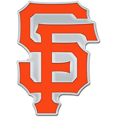 WinCraft San Francisco Giants Colored Chrome Auto Emblem
