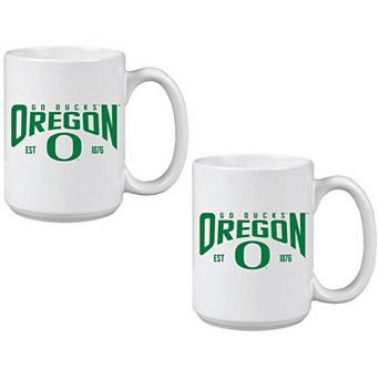 Oregon Ducks 15oz. Mug Two-Pack