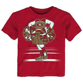 Girls Toddler Outerstuff Scarlet San Francisco 49ers Game Fit T-Shirt