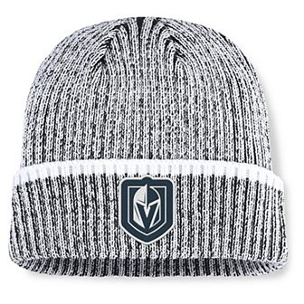 Men's Fanatics Charcoal/White Vegas Golden Knights Fundamental Haze Cuffed Knit Hat