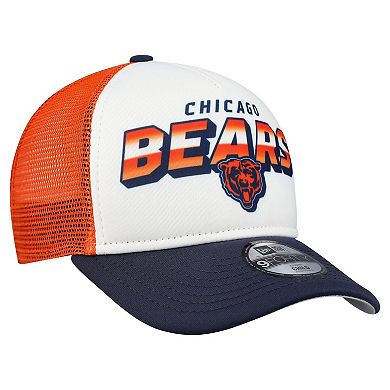 Preschool New Era White Chicago Bears 9FORTY A-Frame Adjustable Hat