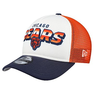 Preschool New Era White Chicago Bears 9FORTY A-Frame Adjustable Hat