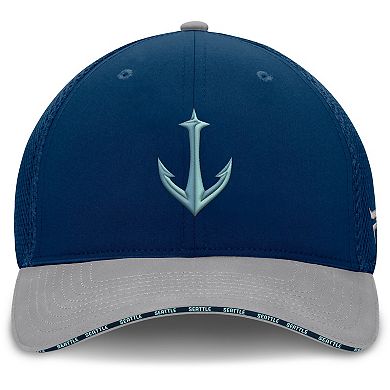 Men's Fanatics Deep Sea Blue Seattle Kraken Fundamentals Span Flex Hat