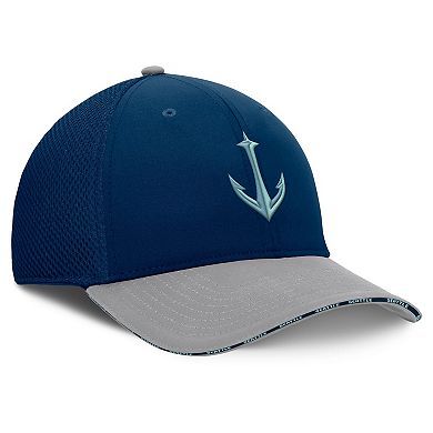 Men's Fanatics Deep Sea Blue Seattle Kraken Fundamentals Span Flex Hat