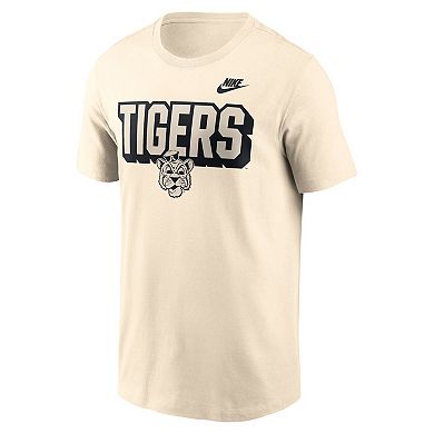 Men's Nike Natural Auburn Tigers Team Bold T-Shirt