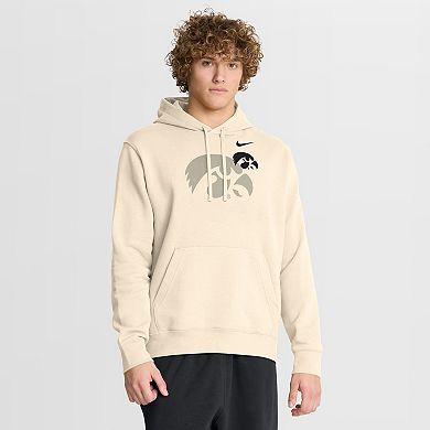 Men's Nike Cream Iowa Hawkeyes Campus Shadow Hoodie