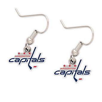 WinCraft Washington Capitals Logo Dangle Earrings