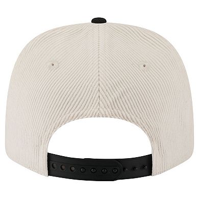 Men's New Era Cream/Black Missouri Tigers Loyal Corduroy 9SEVENTY Adjustable Hat