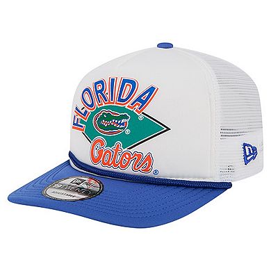 Men's New Era White Florida Gators Diamond 19TWENTY Golfer Adjustable Hat