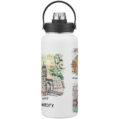 Indiana Hoosiers Laura Wilcox Watercolors 34oz. Water Bottle