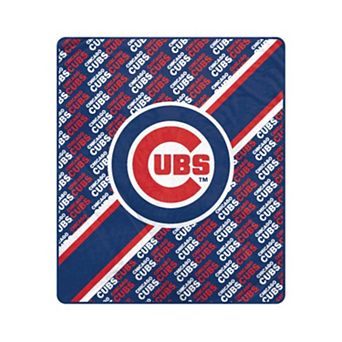 Pegasus Chicago Cubs 50" x 60" Diagonal Lined Wordmark Ultra Soft Blanket