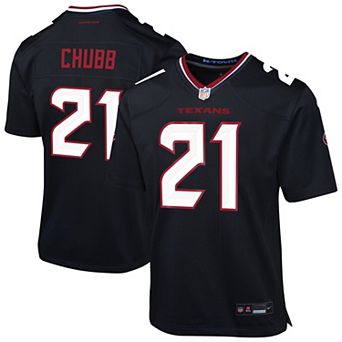 Youth Nike Nick Chubb Navy Houston Texans Team Game Jersey