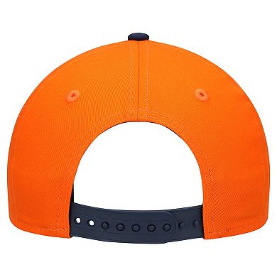 Youth New Era Orange/Navy Denver Broncos Arch COOLERA 9FORTY A-Frame Adjustable Hat