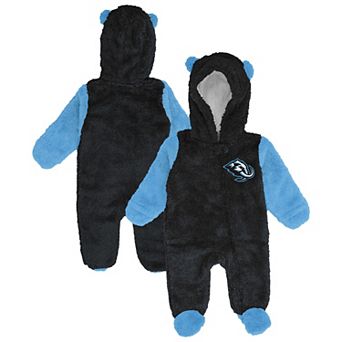 Newborn & Infant Outerstuff Black Utah Mammoth Stay Napping Fleece Bunting Full-Zip Sleeper