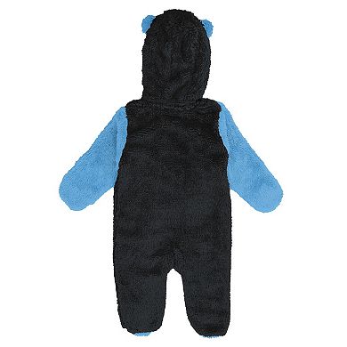Newborn & Infant Outerstuff Black Utah Mammoth Stay Napping Fleece Bunting Full-Zip Sleeper