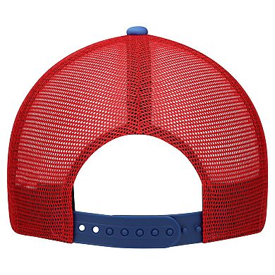 Youth New Era White/Royal New York Giants Streak 9FORTY A-Frame Adjustable Hat