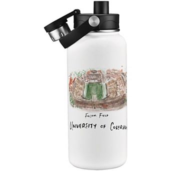 Colorado Buffaloes Laura Wilcox Watercolors 34oz. Water Bottle