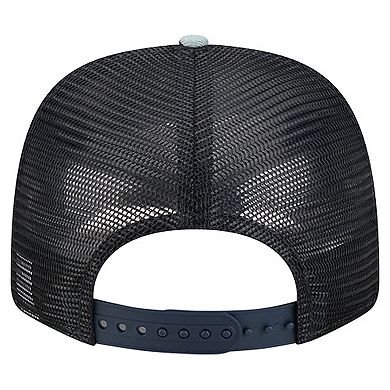 Men's New Era Denim/Navy Detroit Tigers Aztec Denim 9SEVENTY Adjustable Hat