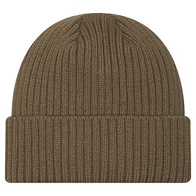 Men's New Era Olive Phoenix Suns Color Pack Cuffed Knit Hat