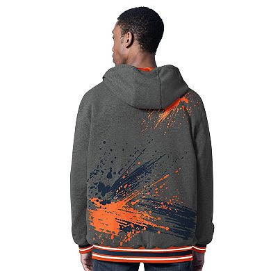 Men's G-III Sports by Carl Banks Orange/Charcoal Denver Broncos Dual Threat Reversable Full-Zip Hooded Jacket