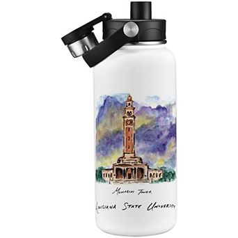 LSU Tigers Laura Wilcox Watercolors 34oz. Water Bottle