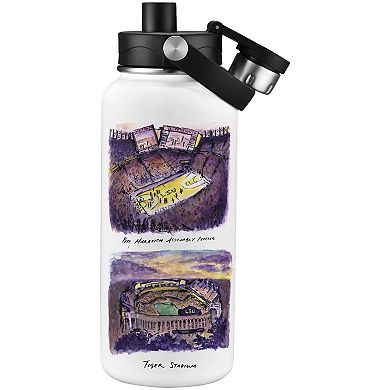 LSU Tigers Laura Wilcox Watercolors 34oz. Water Bottle