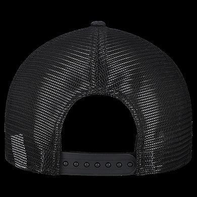 Men's New Era Black Cleveland Cavaliers Quilted 9SEVENTY Trucker Adjustable Hat