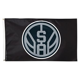 WinCraft San Antonio Spurs 3' x 5' Single-Sided Deluxe Secondary Team Logo Flag