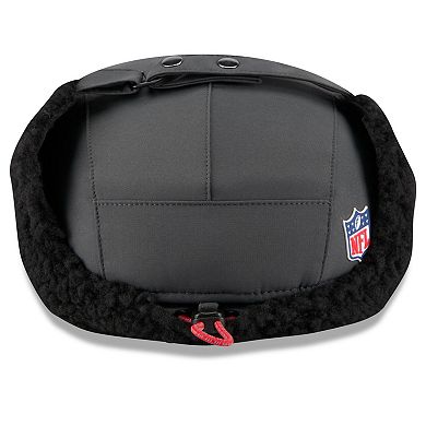 Men's New Era Charcoal San Francisco 49ers 2025 Sideline Cold Weather Runner Dog Ear Adjustable Hat