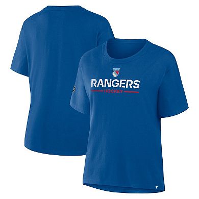 Women's Fanatics Blue New York Rangers Centennial T-Shirt