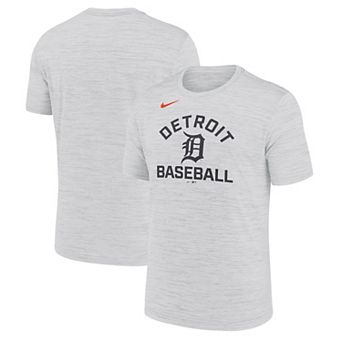 Men's Nike Ash Detroit Tigers Velocity Team City Baseball Dri-FIT T-Shirt