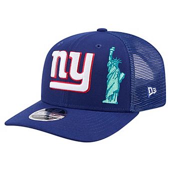 Men's New Era Royal New York Giants Liberty 9SEVENTY Adjustable Trucker Hat