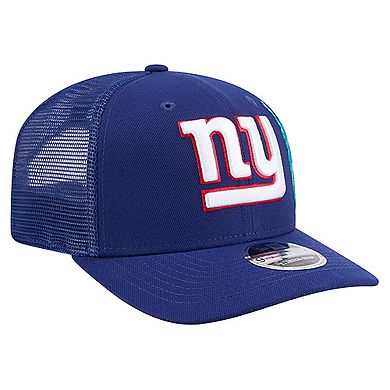 Men's New Era Royal New York Giants Liberty 9SEVENTY Adjustable Trucker Hat