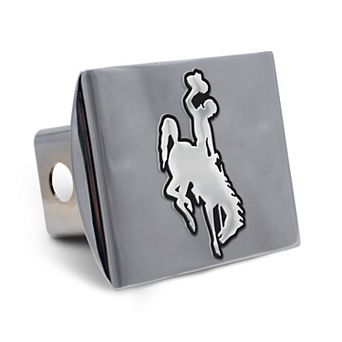 WinCraft Wyoming Cowboys Premium Metal Chrome Hitch Cover