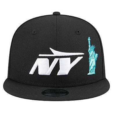 Youth New Era Black New York Jets Liberty 9FIFTY Snapback Hat
