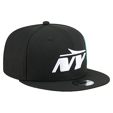 Youth New Era Black New York Jets Liberty 9FIFTY Snapback Hat